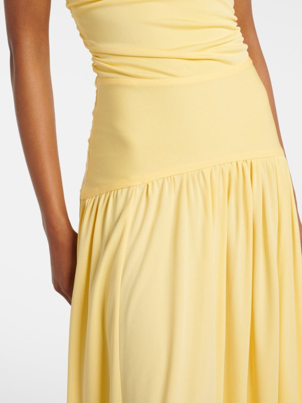 STAUD Strapless Yellow Maxi Dress - Picture 9 of 16